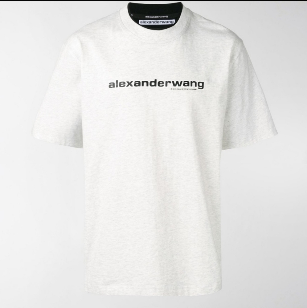 Alexander Wang Two Tones Layer Shirt White-Black